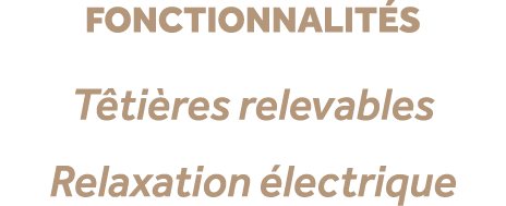 fonctionnalit s T ti res relevables Relaxation lectrique