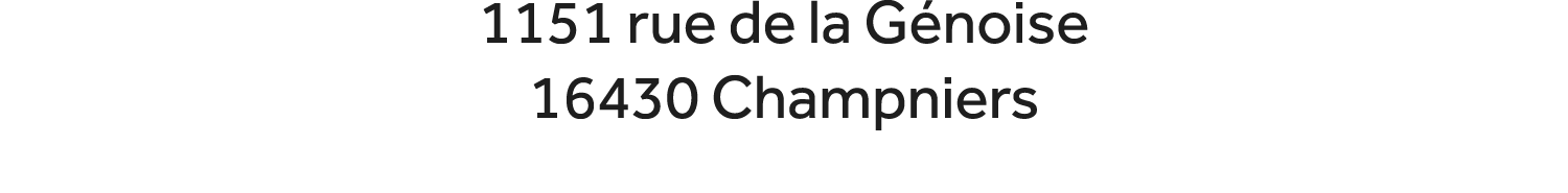 1151 rue de la G noise 16430 Champniers