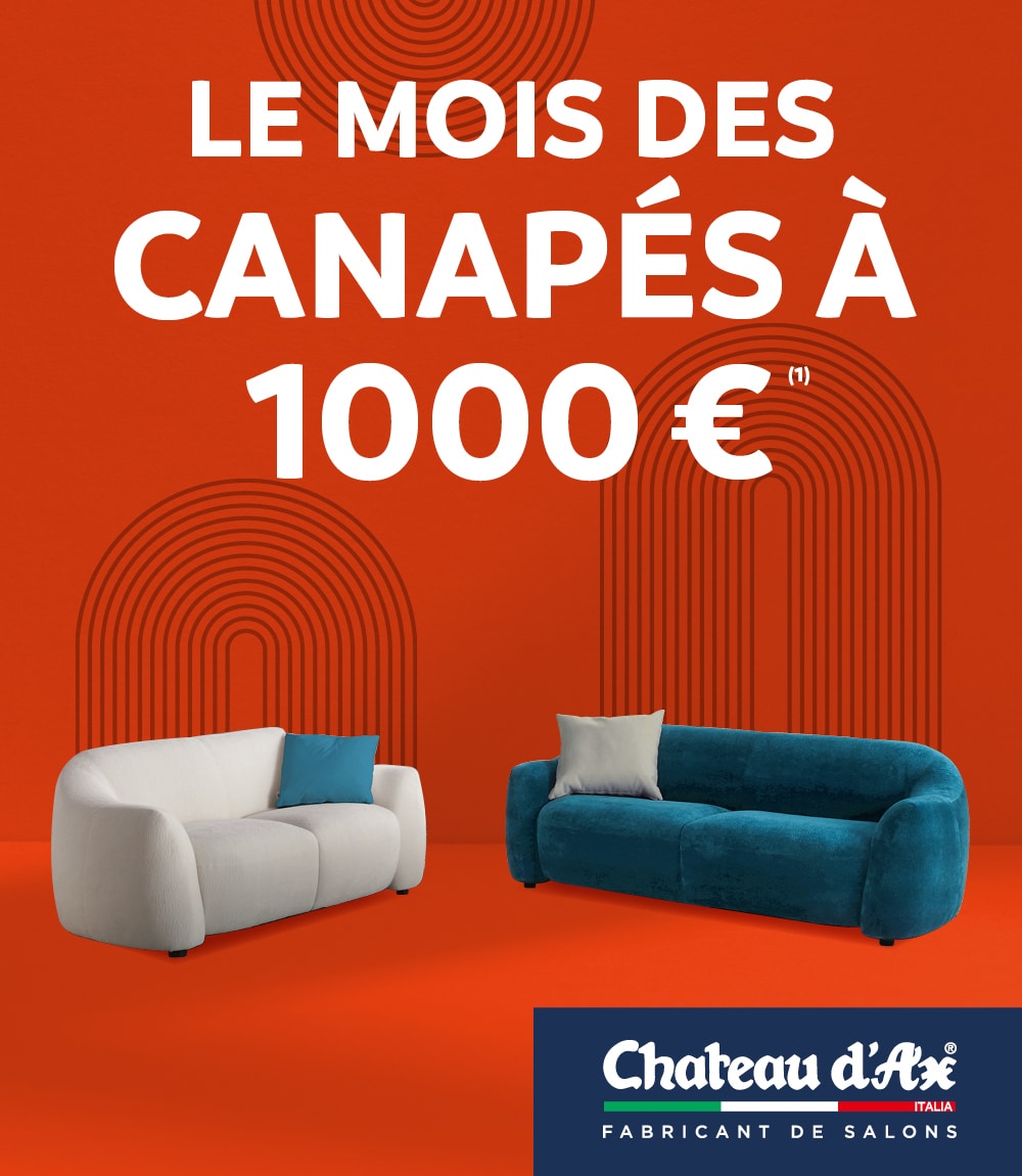 Le mois des canapés à 1OOO€