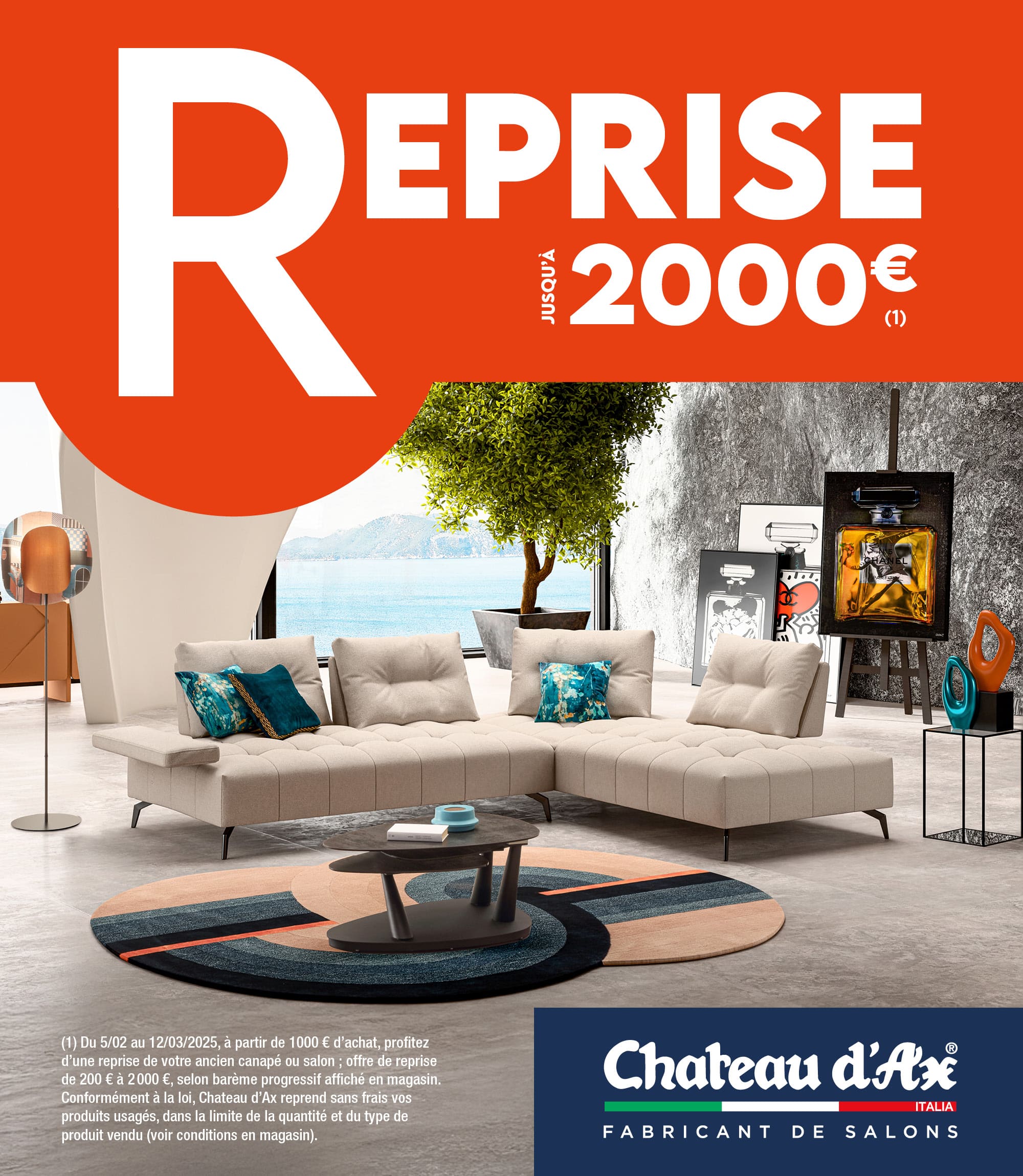 Reprise jusqu'à 2000€